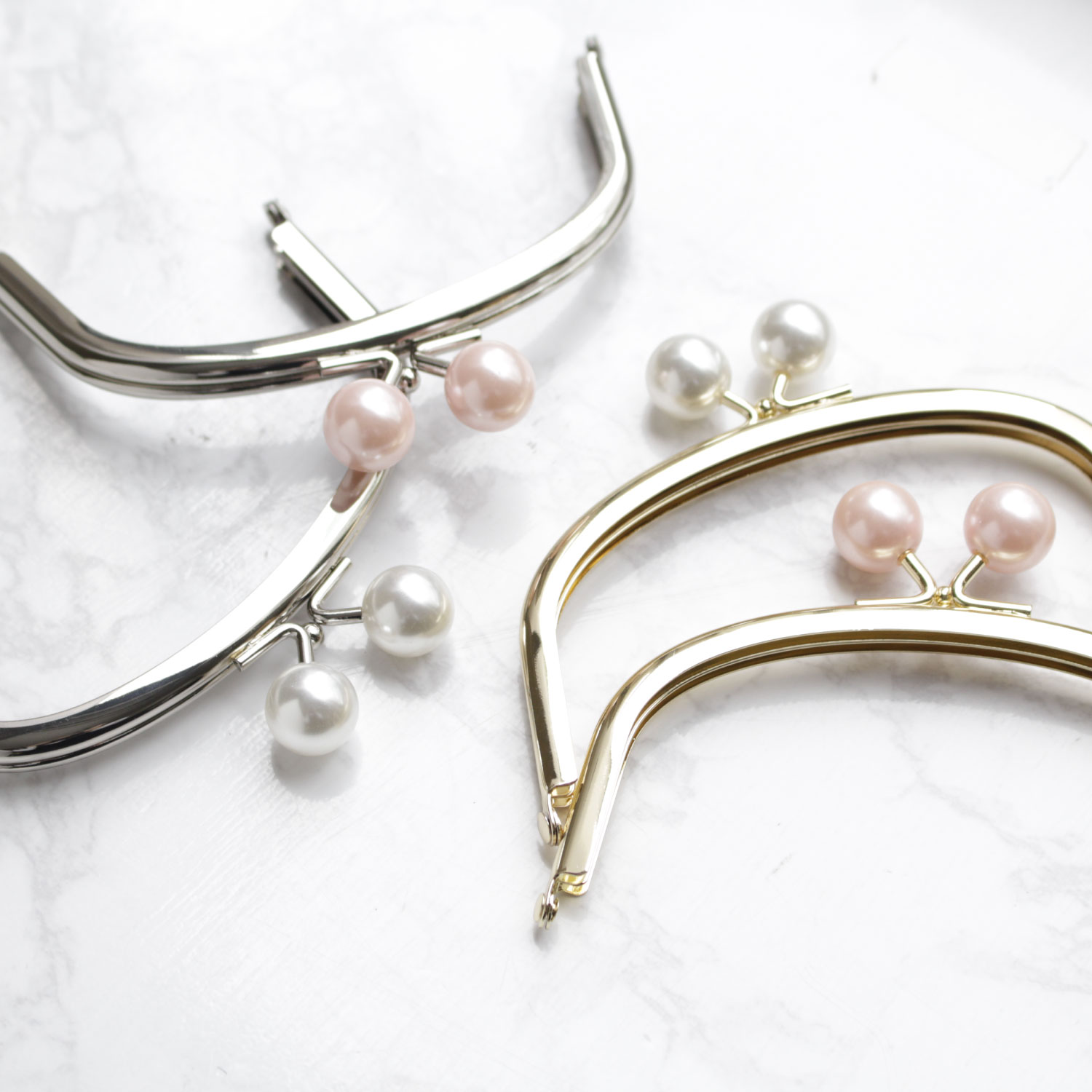 かわいいパールのついた口金が新登場！ - 日本紐釦貿易｜大阪の手芸