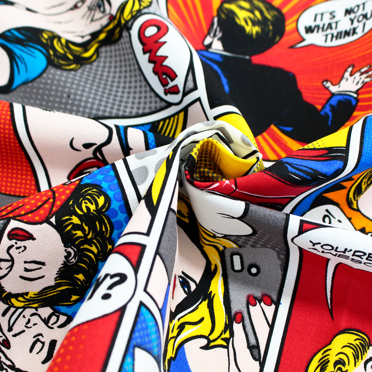 BB1202-655 アメコミ風 オックス生地 デジタルプリント オランダ輸入