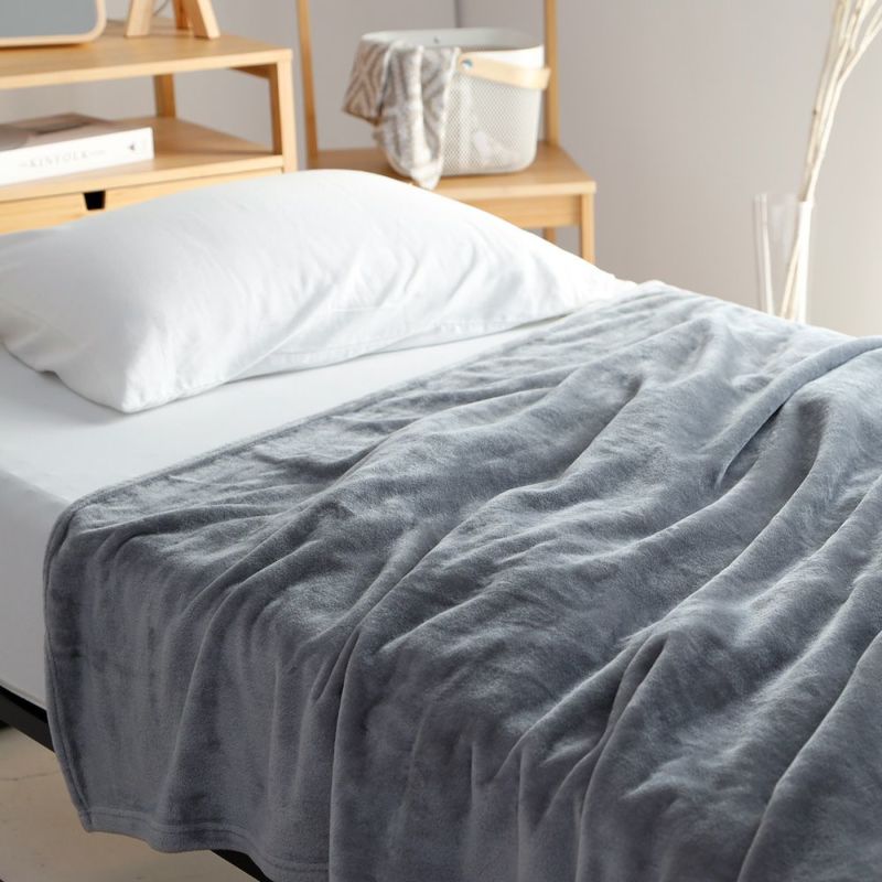 2枚セット特価】ニューマイヤー毛布/ソリッド ピンク・ベージュ