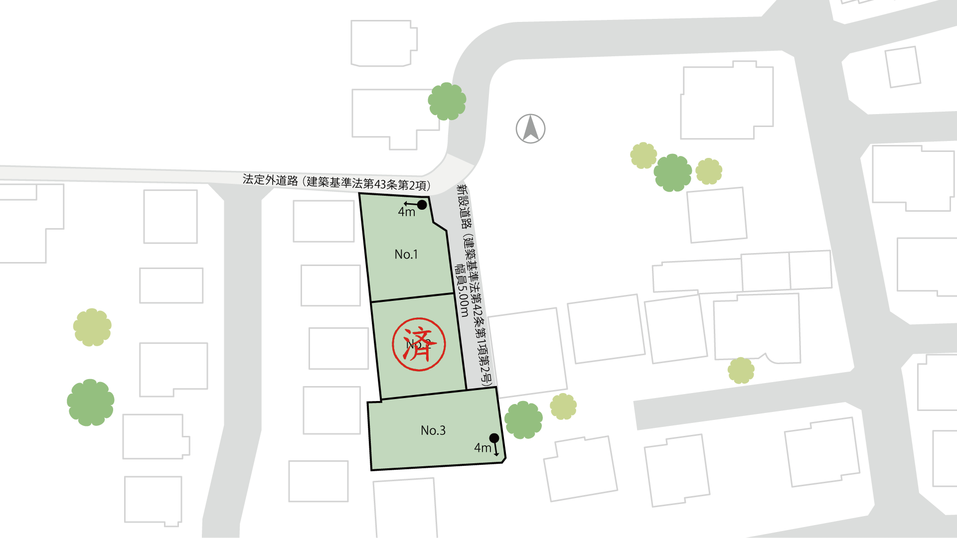 山梨県甲府市大里町J（全3区画） | 山梨で新築・注文住宅建てるなら