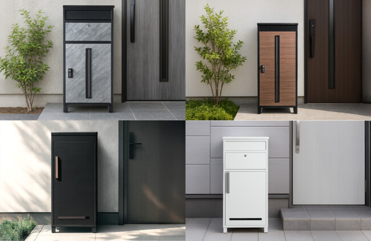 デザイン性重視の宅配ボックスLIVBOX（リブボックス）から玄関や