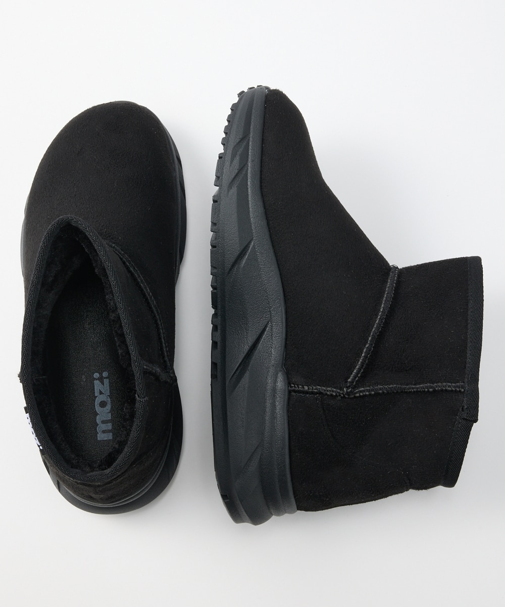 ゆったり幅広】moz（モズ）厚底ムートン調シューズ（ワイズ4E） 通販