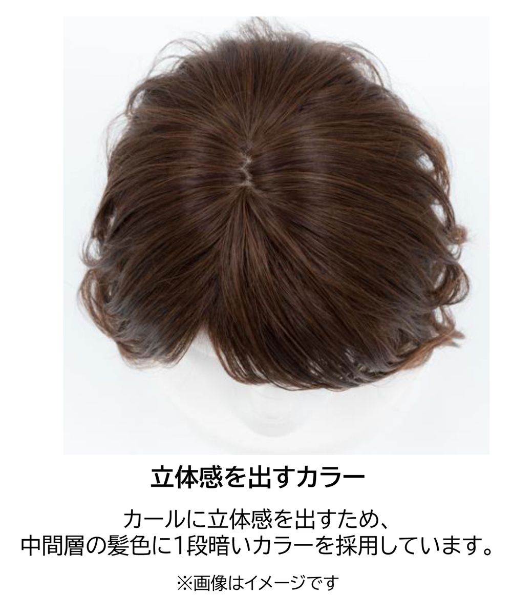 坂巻哲也プロデュース ヘアコサージュ フルウィッグ フェミニンカール