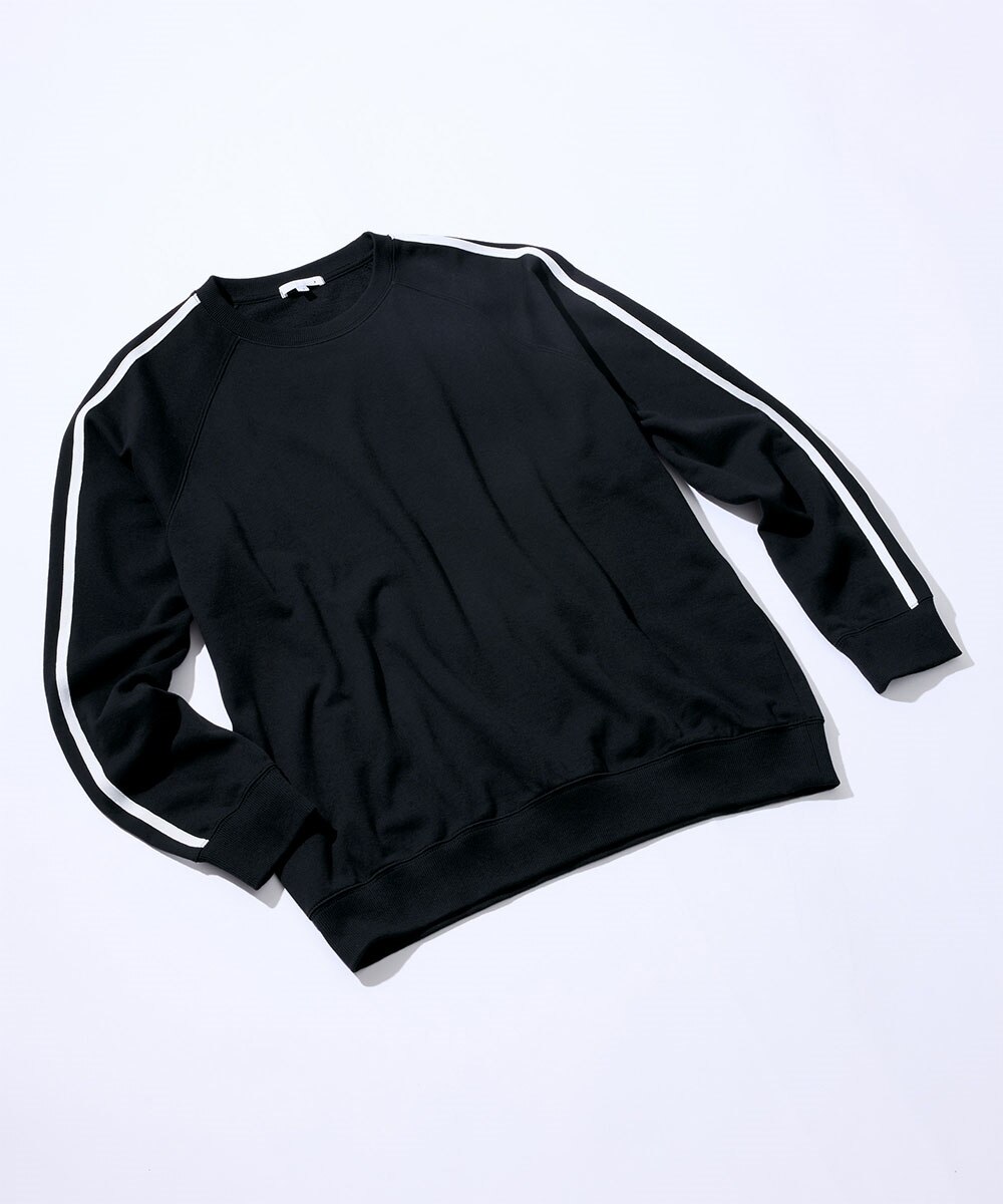 綿100％スウェットライン入トレーナー（セットアップ可能）【大きい
