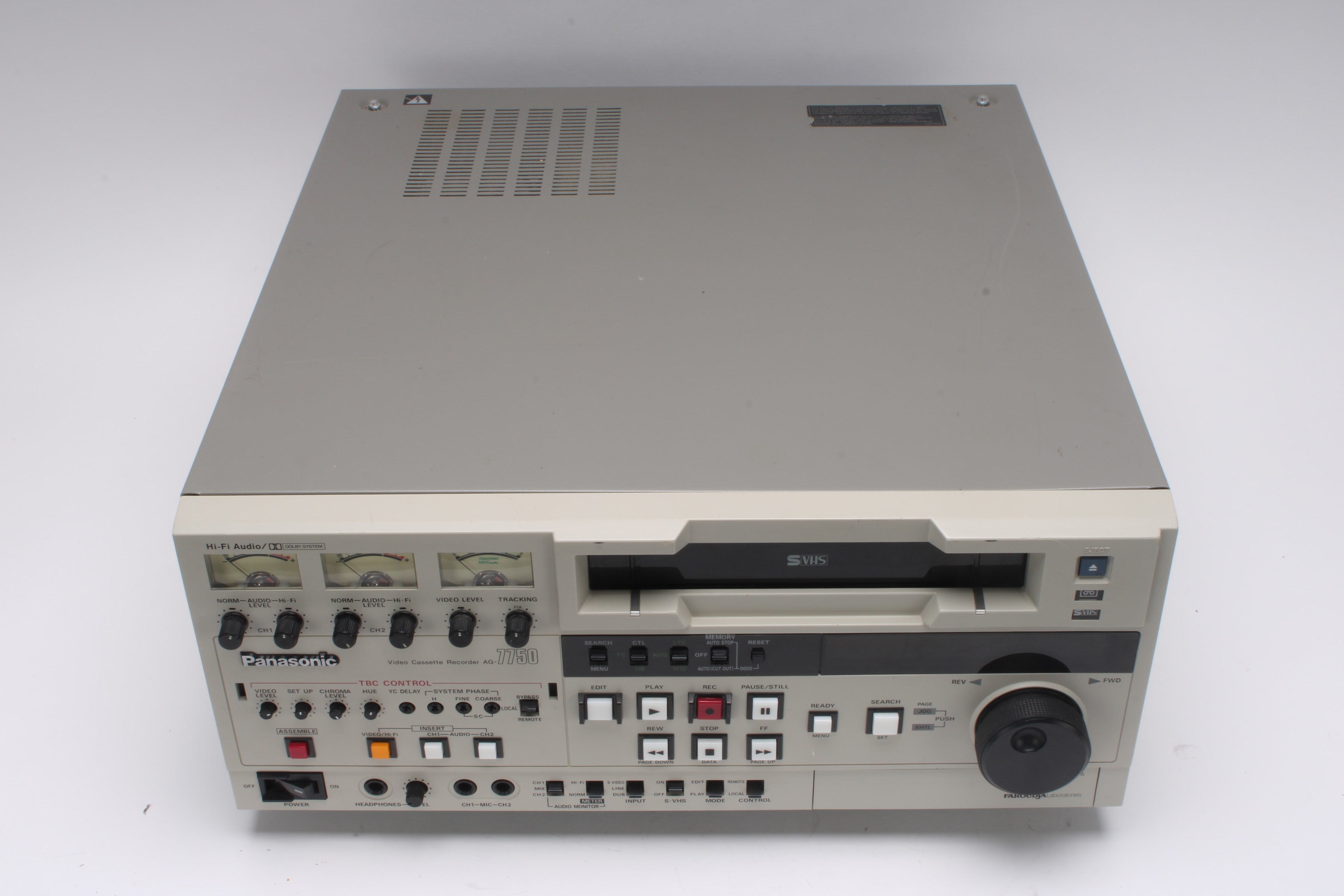 Panasonic AG-7750 Video Cassette Tape Recorder AG-7750-P - Fair