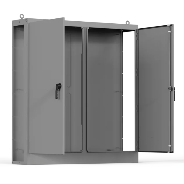 Universal Free-Stand Both Sides Open, 84.13x77.99x18.11, Gray