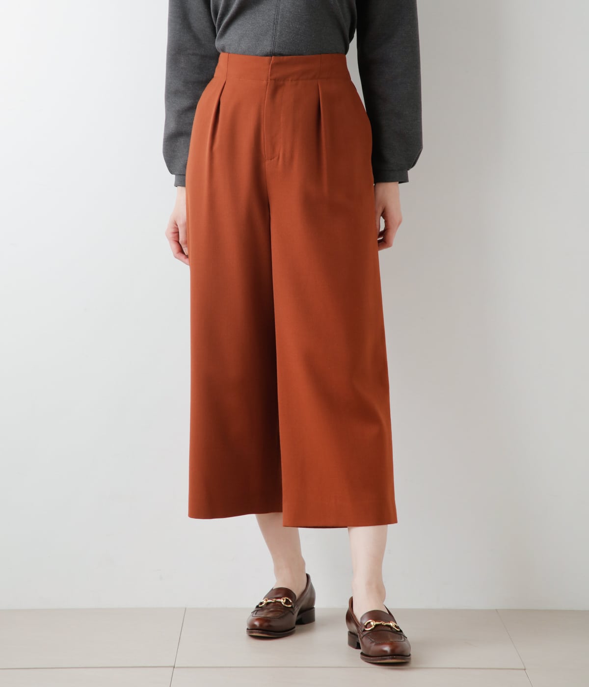 L】TWクリアツイル ガウチョパンツ(54333156-2024)｜ファッション通販