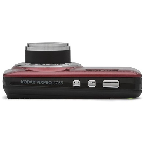 スマートオフィス】コンパクトデジタルカメラ FZ55RD レッド コダック