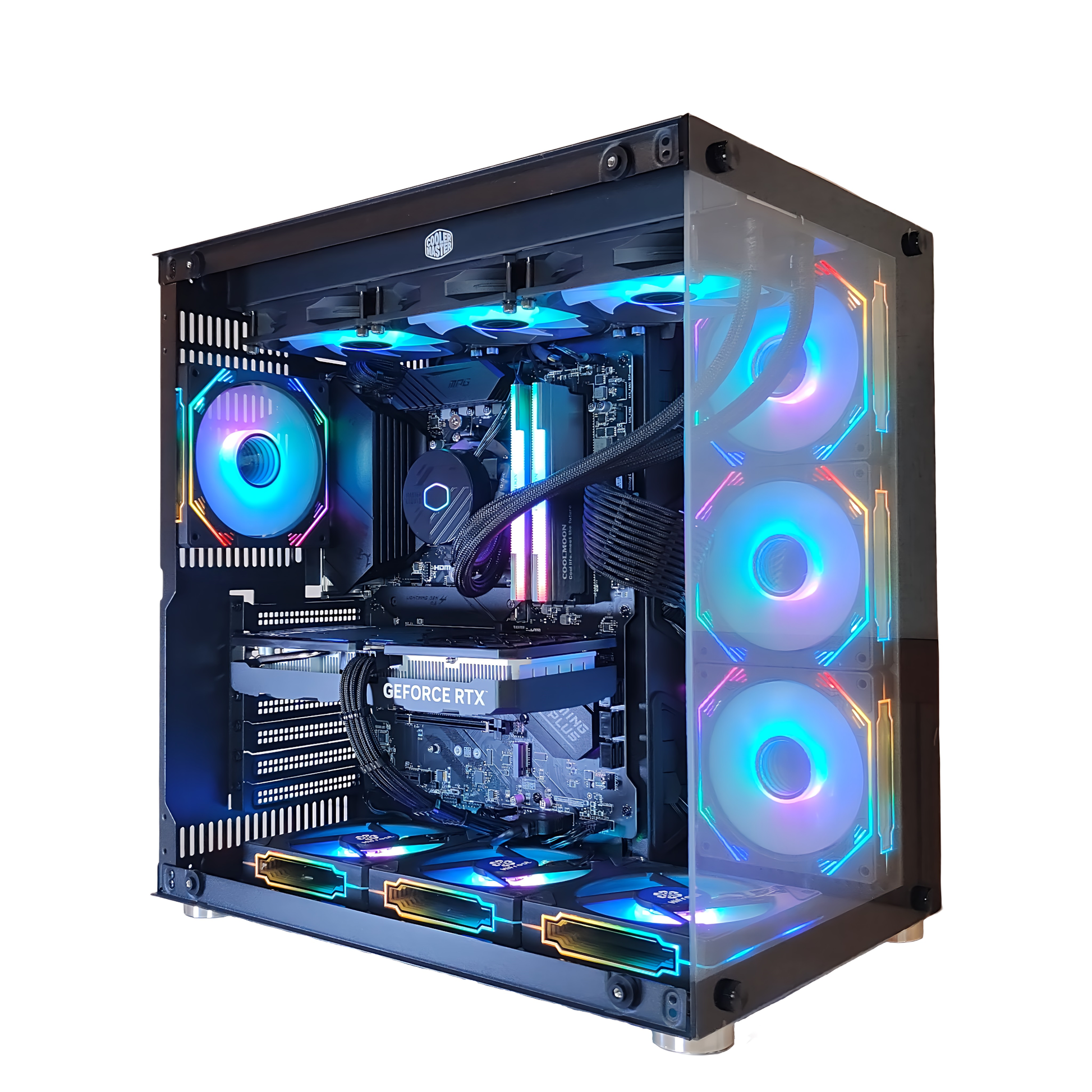 Intel Core i5-14400F ／ RTX5060 8GB ガラス2面ATX ゲーミングPC