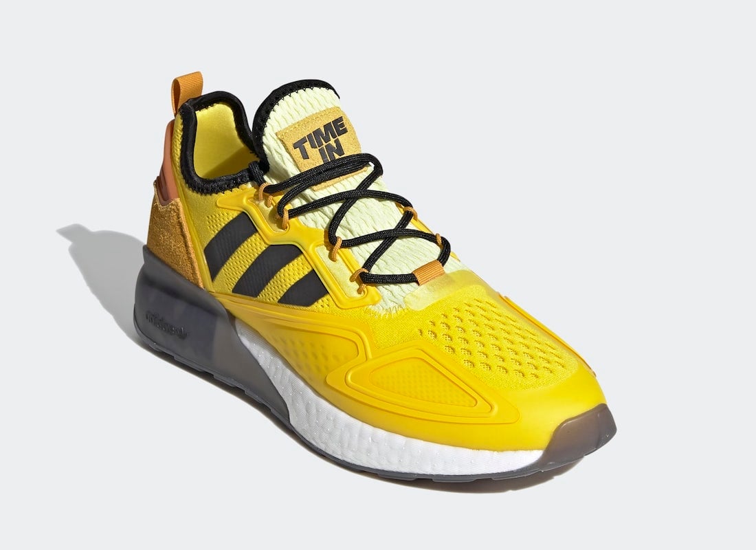 Ninja adidas ZX 2K Boost Yellow Legacy Gold FZ1882 Release Date