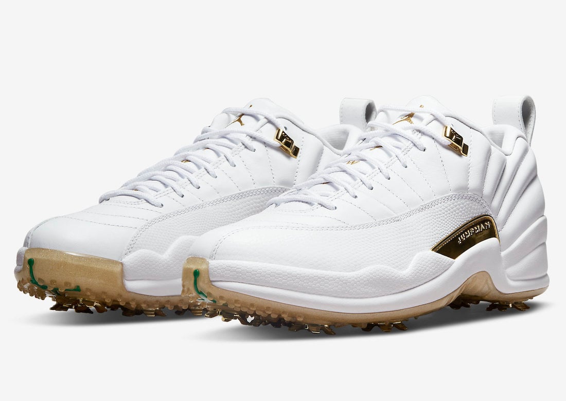 Air Jordan 12 Low Golf White Metallic Gold DM0106-117 Release Date