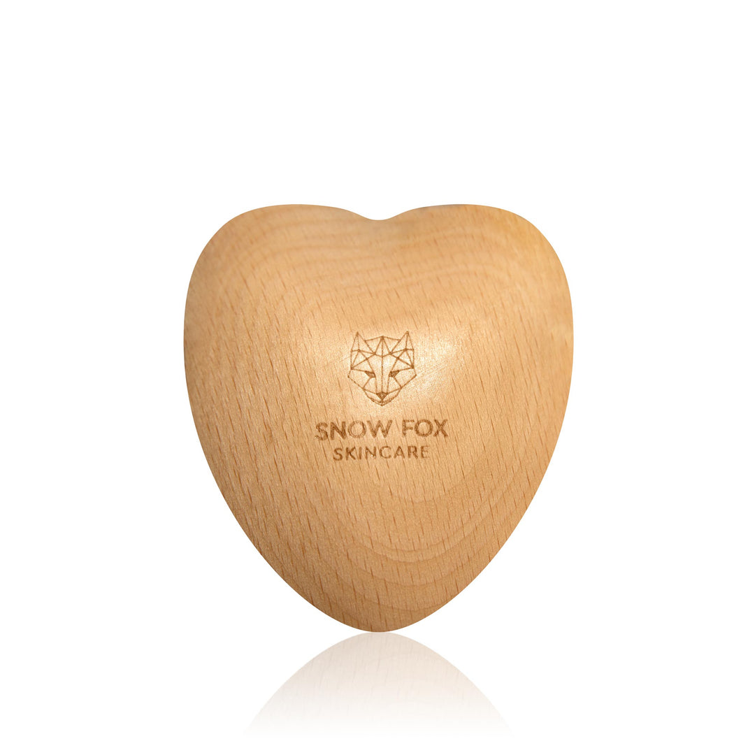 ヘアブラシ・コーム FOX Love Heart Wooden Edition Gua Sha Hair