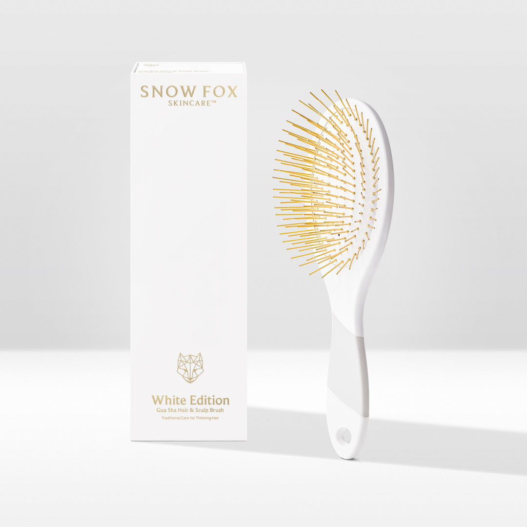 ヘアブラシ・コーム FOX Gua Sha Hair & Scalp Brush SNOW FOX GUA SHA