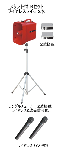 UNI-PEX 選挙演説 ワイヤレス拡声器 セット [サウンドショップソシヤル]