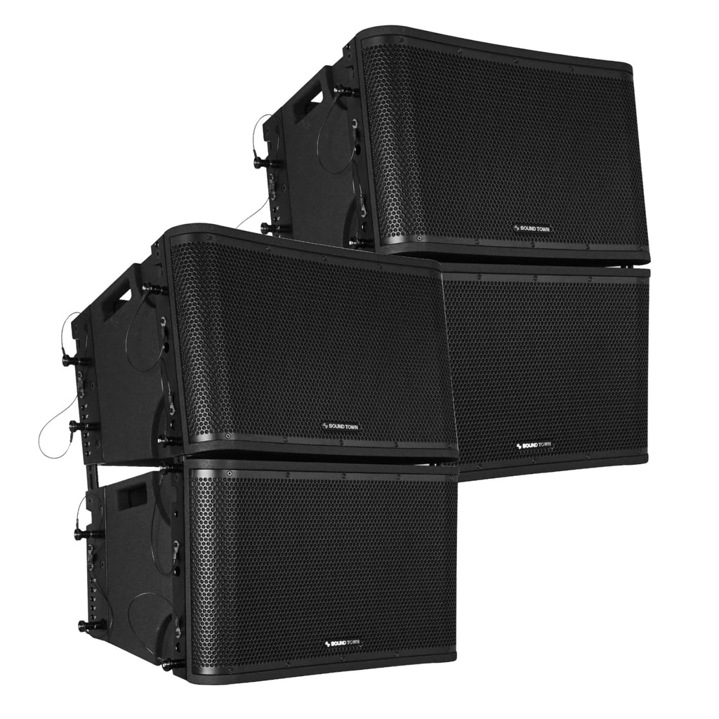 ZS-112BPW-2PRS | ZETHUS 2 Pairs of 12” Powered 2-Way Line Array
