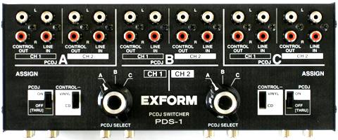 EXFORM PDS-1 PCDJスイッチャー EXFORM ( エクスフォルム ) PDS-1s PCDJ SWITCHER 送料無料 | サウンド