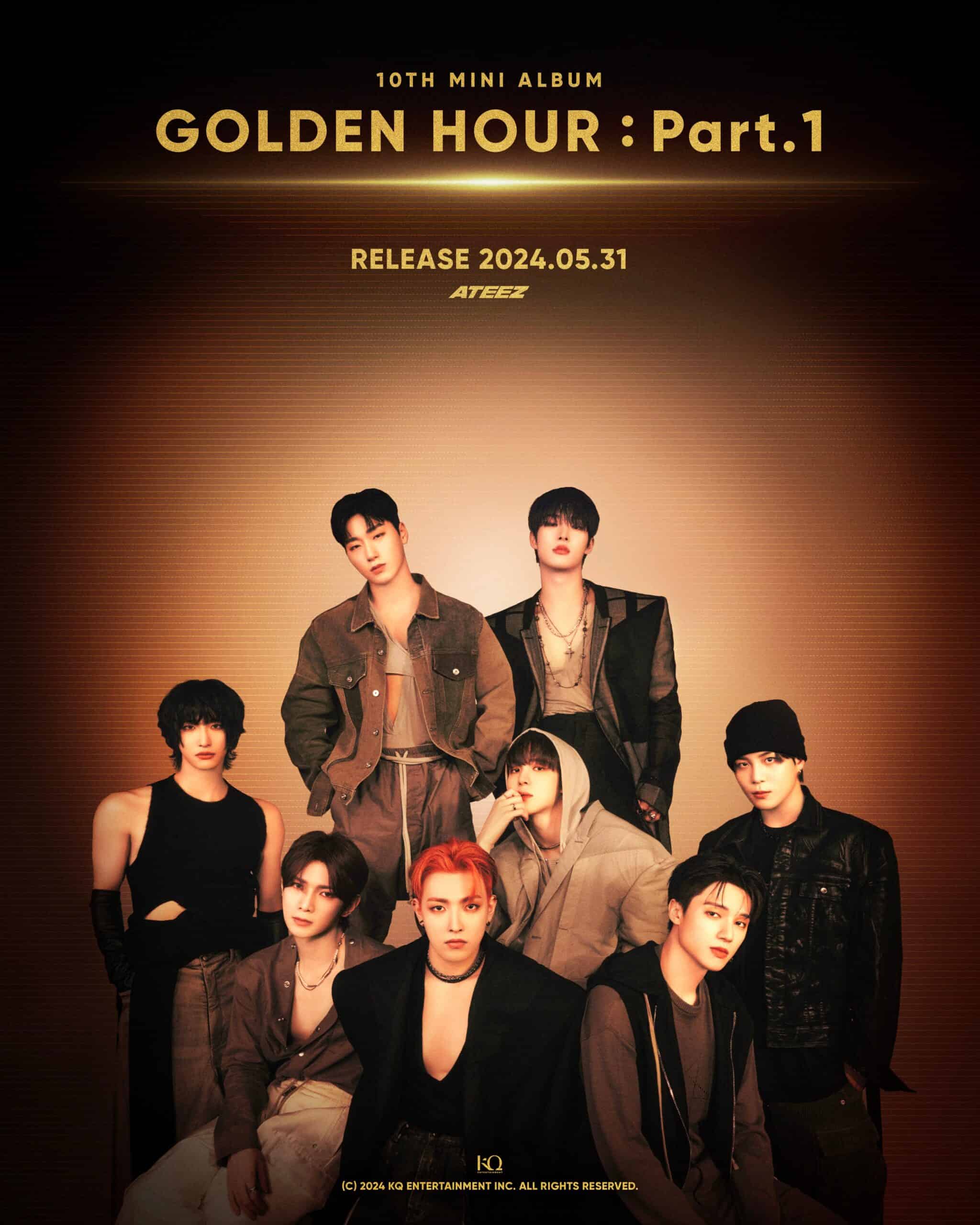 K-POP・アジア ATEEZ GOLDENHOUR PART1 WORK TO LIVE VER Amazon.com