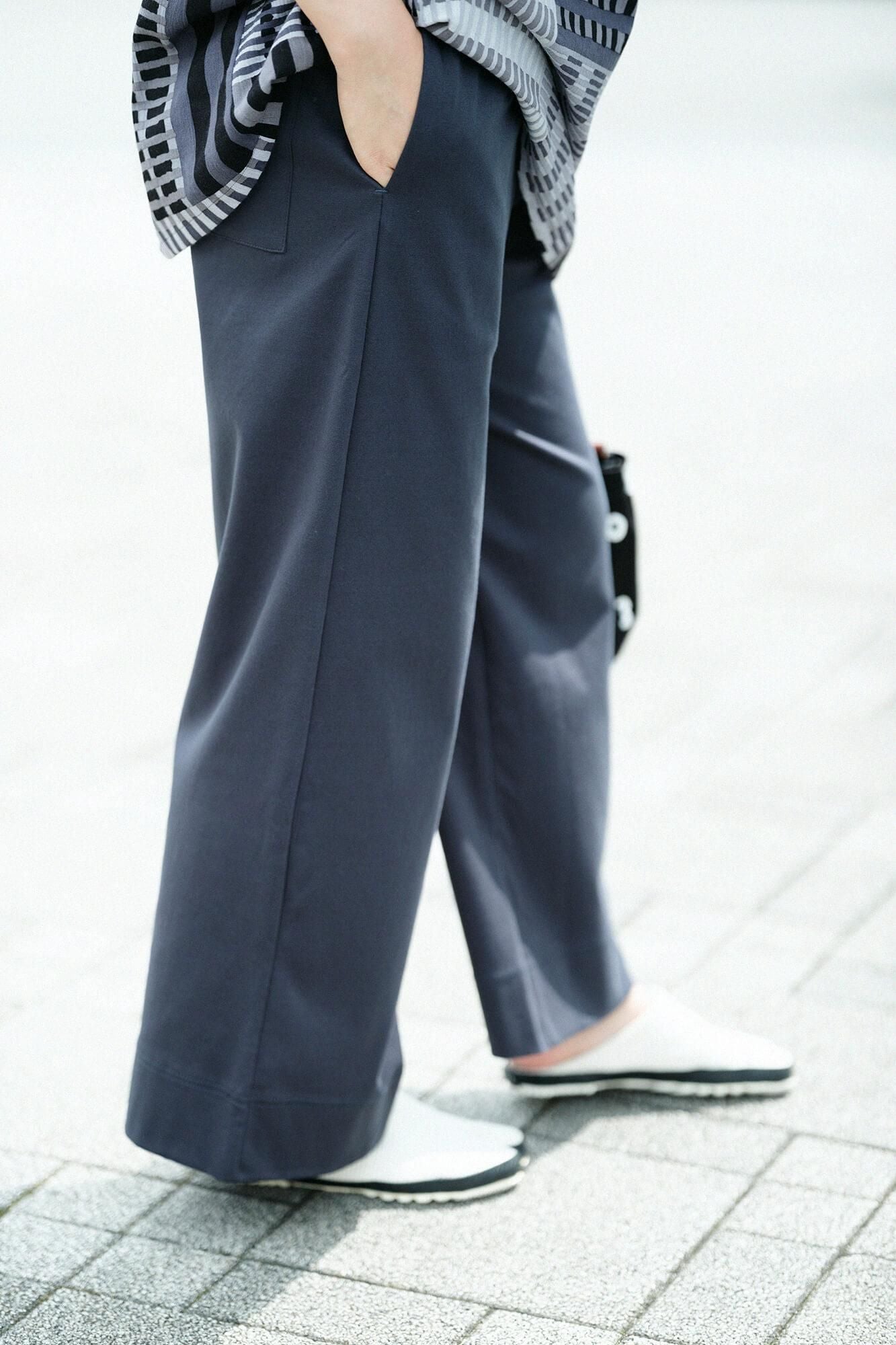 ポンチローマ ワイドパンツ