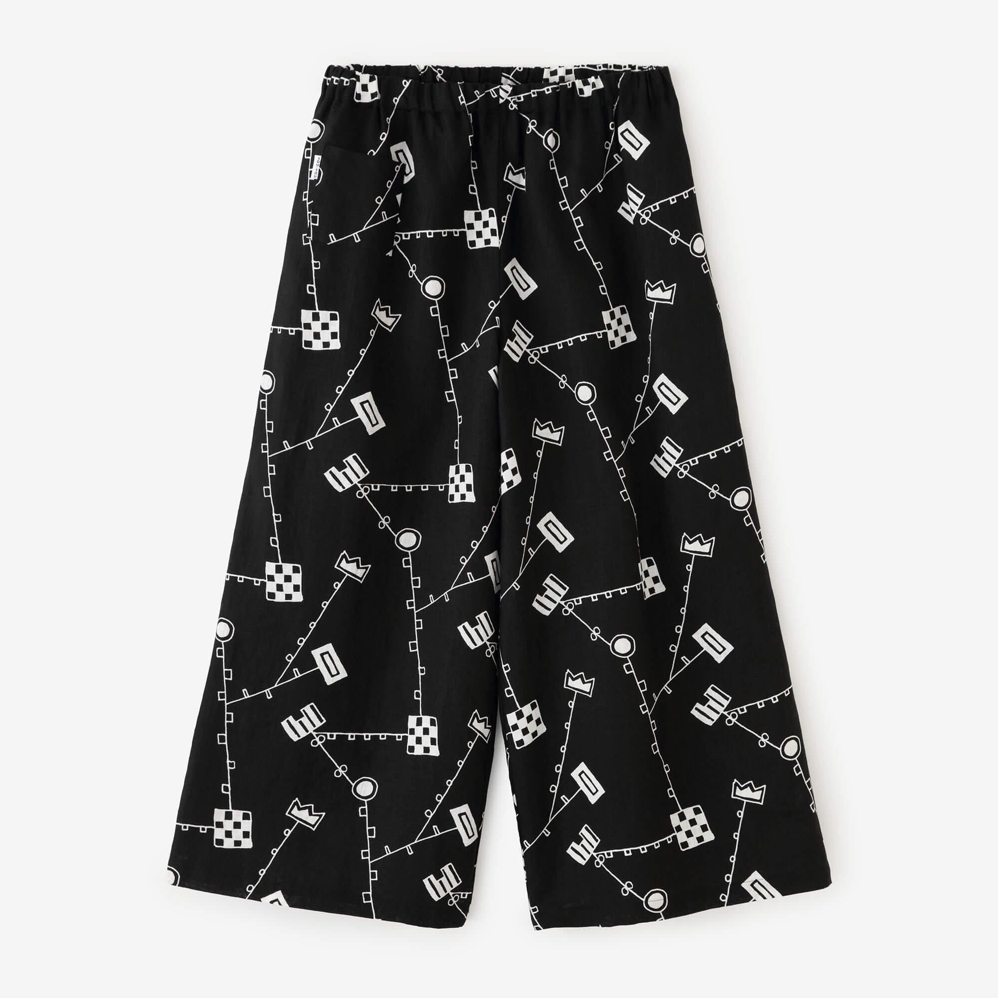 12号帆布 広形（ひろなり）もんぺ／陶板（とうばん）