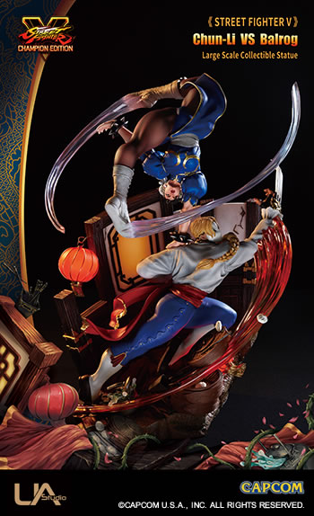 フィギュア専門店 -ソダチトイズ / 春麗VSバルログ 大型スタチュー