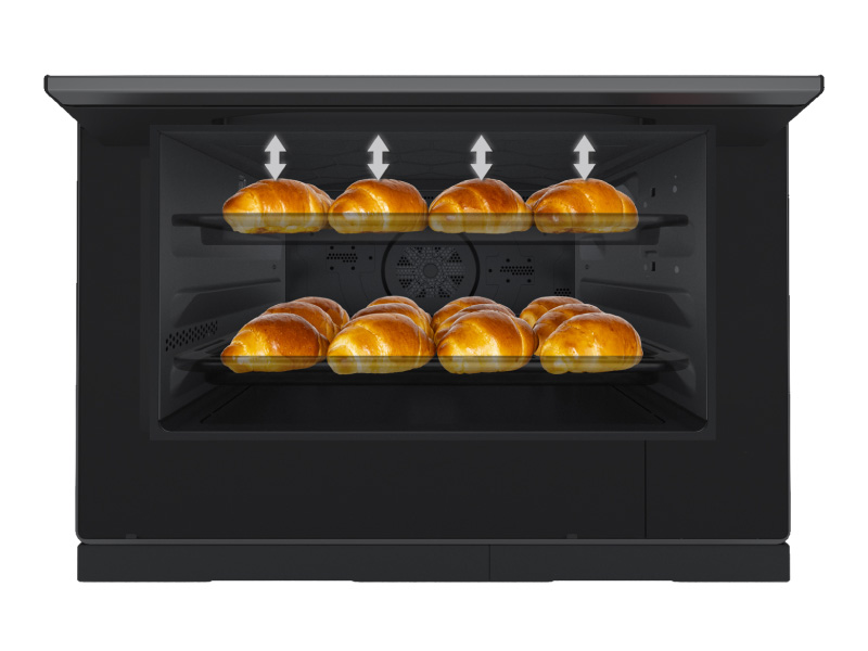 スチームオーブンレンジ Bistro(ビストロ) ブラック NE-BS8C-K ［30L