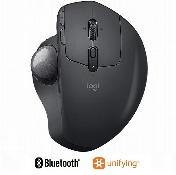 MXTB1s トラックボールマウス MX ERGO ブラック [光学式 /8ボタン /USB