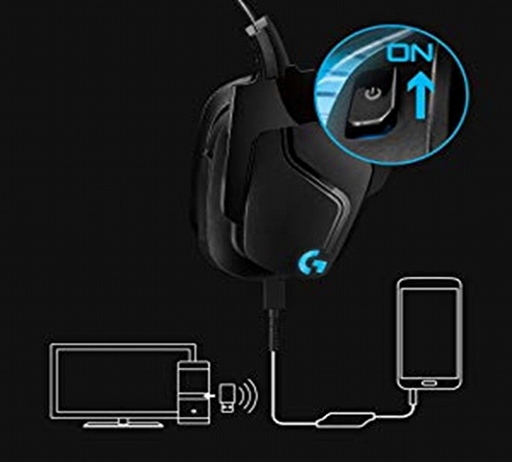 G933s 7.1ch有線&ワイヤレス ゲーミングヘッドセット LIGHTSYNC対応