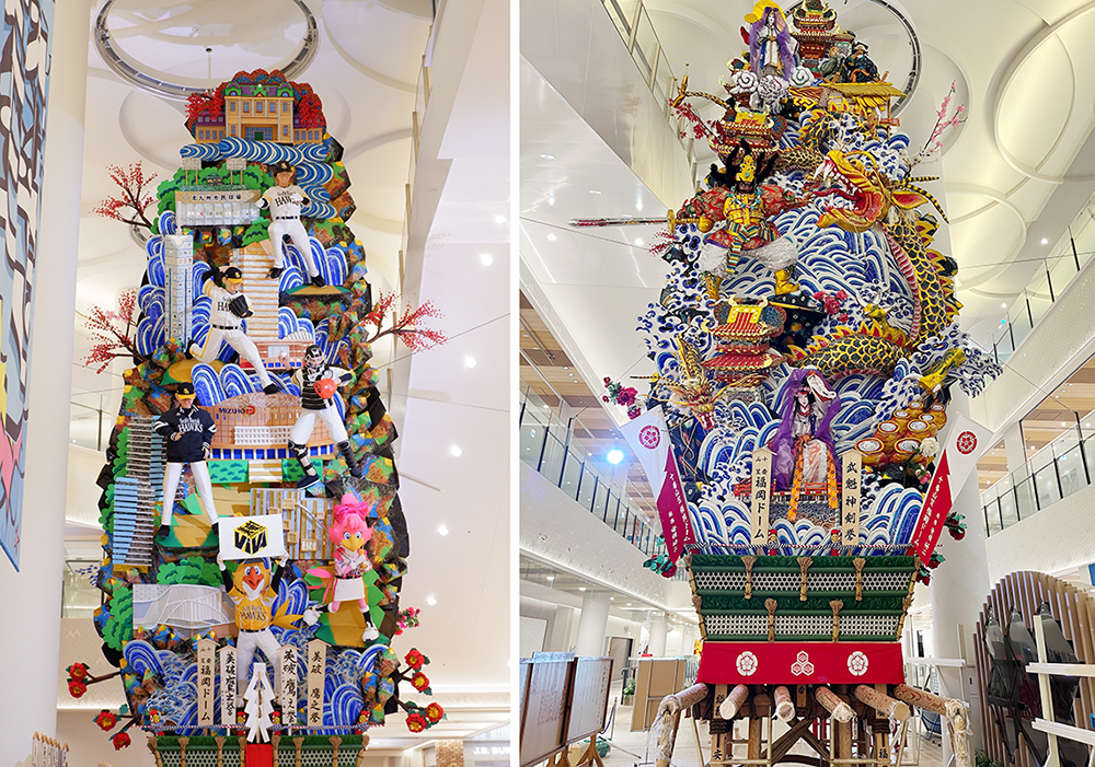 7/1博多祇園山笠飾り山「九番山笠 福岡ドーム」公開 | 福岡