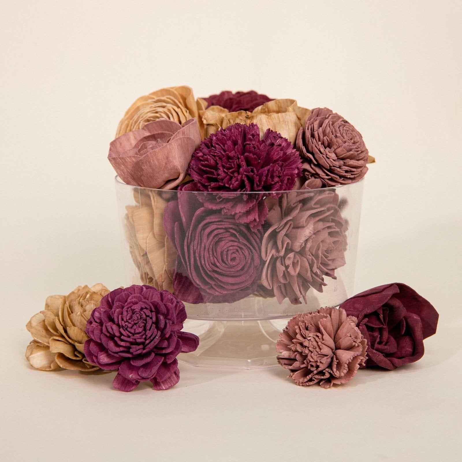 Vintage Vineyard Dyed Assortment 25 Pack - No Bark – Sola Wood Flowers