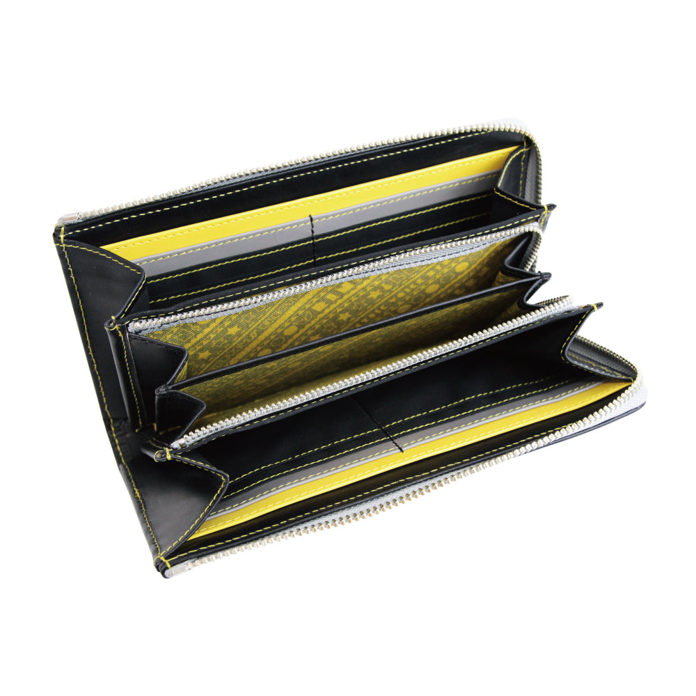 鏡音リン 本革L字ファスナー長財布 リバイバルver. – SOLWA