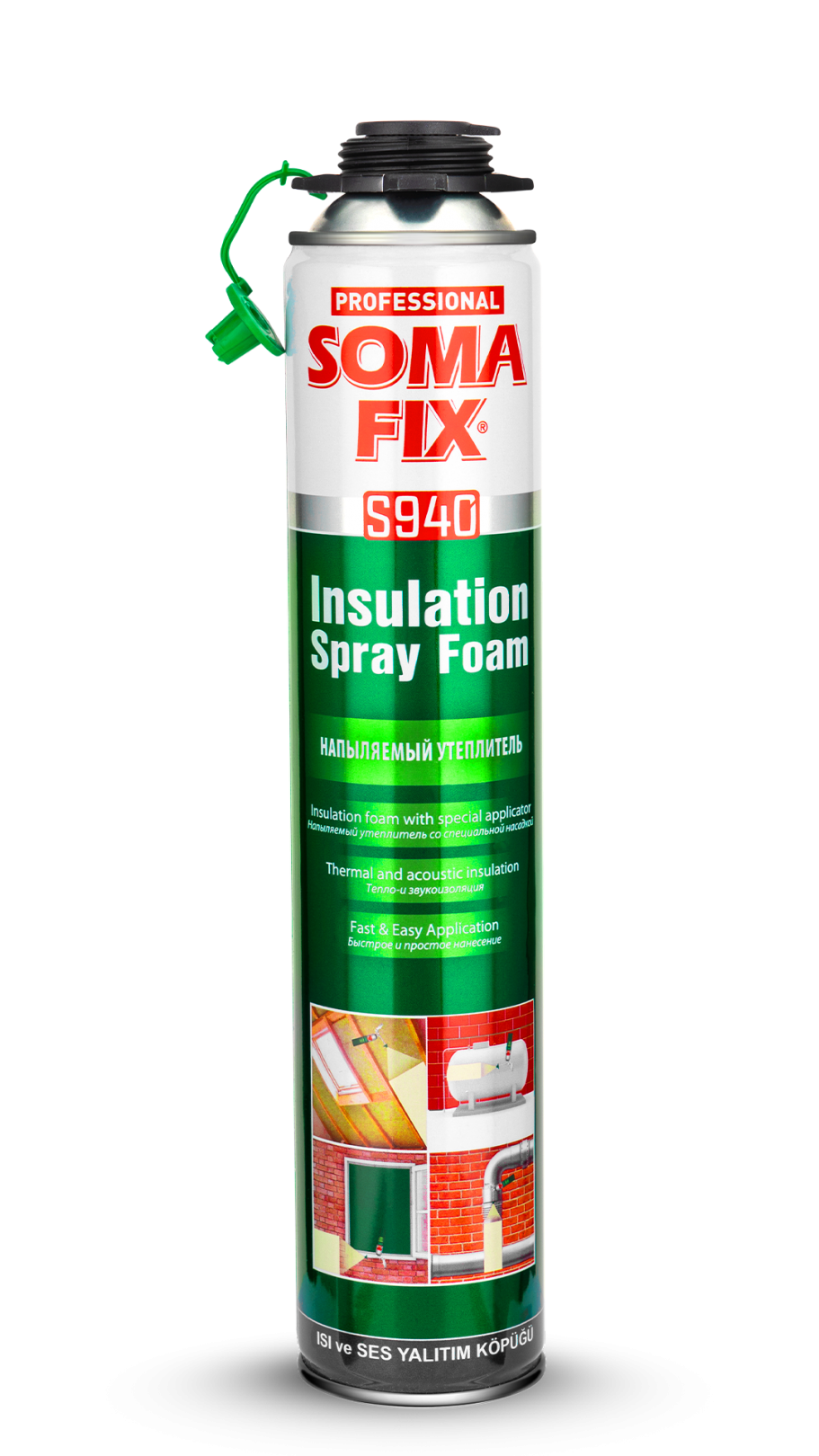 Somafix Tabancalı Isı ve Ses Yalıtım Köpüğü S940 | Ürünlerimiz