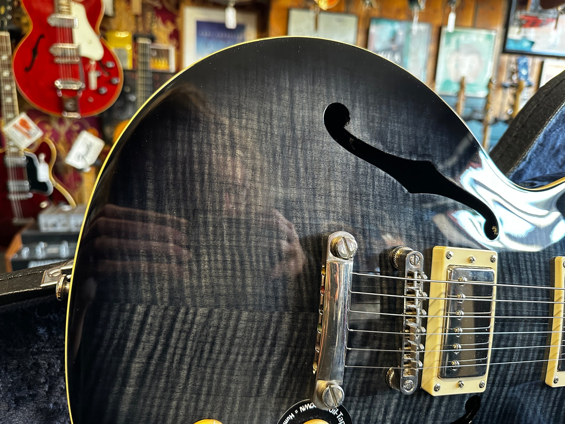 Epiphone Les Paul Standard Florentine PRO Trans Black 2014 - Some