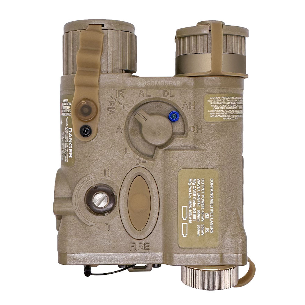 SomoGear PEQ-16 Aiming Laser Flashlight + Illuminator