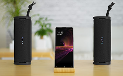 2台つなげてステレオ再生ができるBluetoothスピーカー | アクティブ