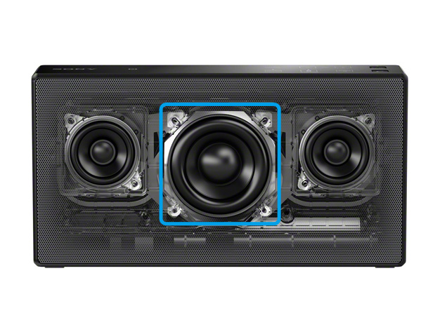 SRS-X55 特長 : 高音質 | アクティブスピーカー／ネックスピーカー