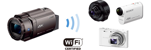 FDR-AX45 特長 : 便利な機能 | デジタルビデオカメラ Handycam