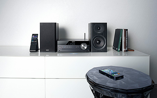 CMT-SBT300W 特長 : Bluetoothでワイヤレスリスニング | システム