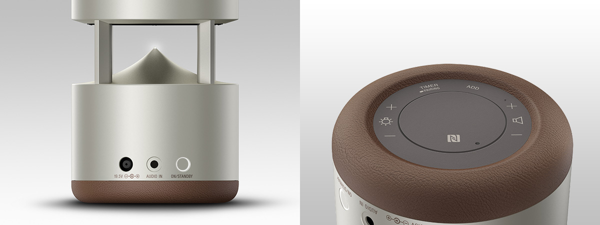 LSPX-S1 特長 : デザイン | アクティブスピーカー／ネックスピーカー