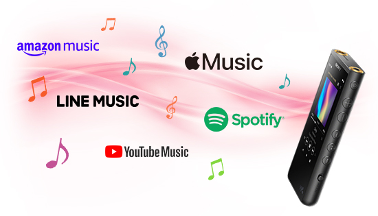 NW-ZX500シリーズ 特長 : アプリケーションも楽しめる | ポータブル