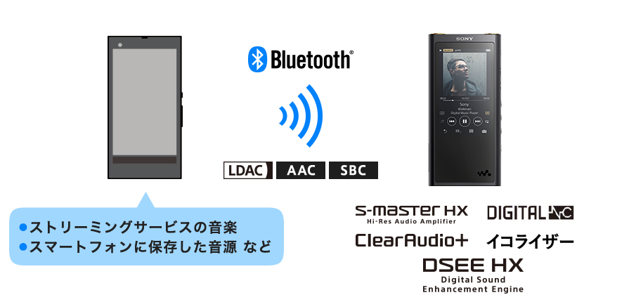 NW-ZX300シリーズ 特長 : 細部までこだわり抜いた高音質化設計