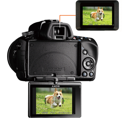 SLT-A33Y 特長 : 進化した「クイックAFライブビュー」機能 | デジタル