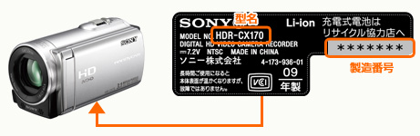 ハンディカム「HDR-CX170」、「HDR-XR150」をご愛用のお客様へお知らせ