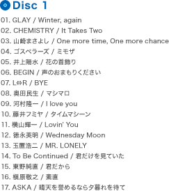 クライマックス ビューティフル・ソングス」「クライマックス