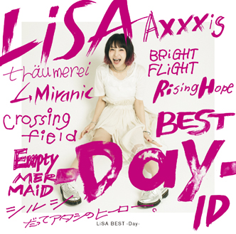 5/9（水）リリースLiSAベストアルバム「LiSA BEST -Day-」「LiSA BEST
