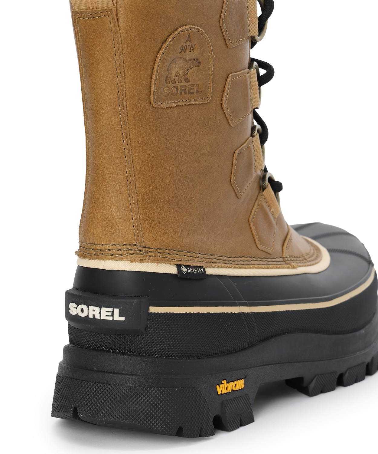 カリブーホライゾン ゴアテックス(25 Caribou Buff Black)│SOREL