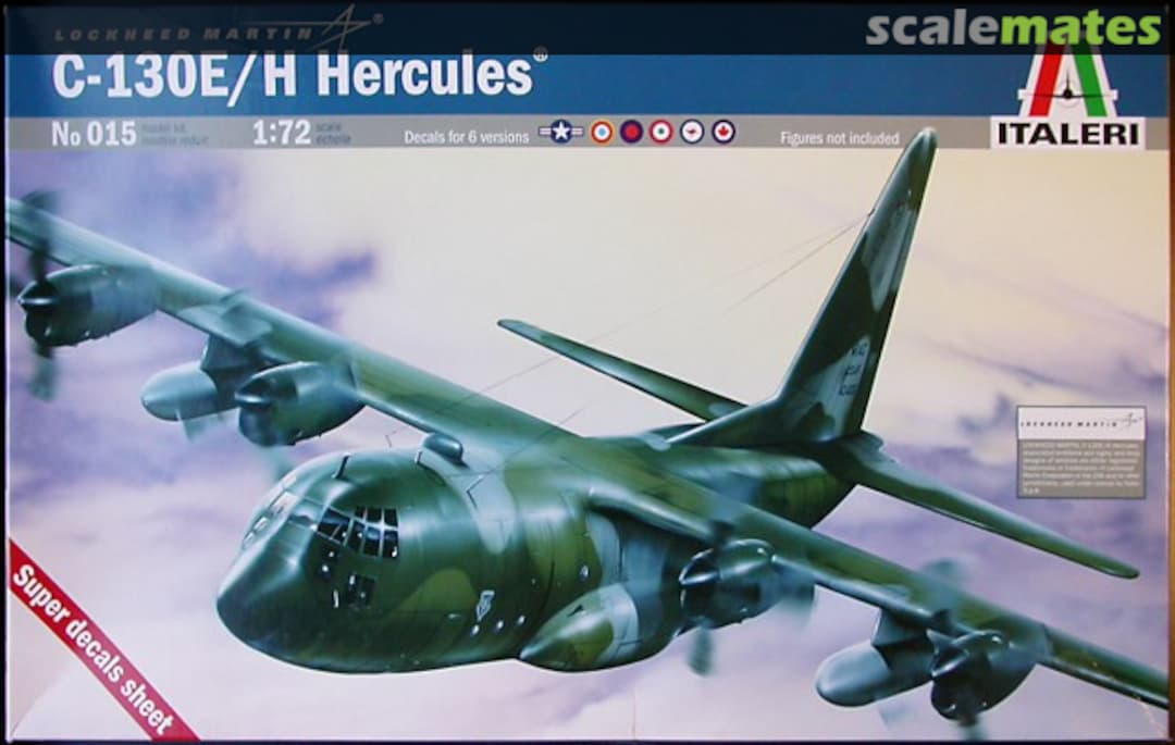 航空機・ヘリコプター ITALERI C-130E/H Hercules 1:72 Amazon.com