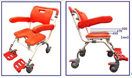 移動もできるシャワーチェア ウーゴ君（SCA-01） | 快適空間スクリオ