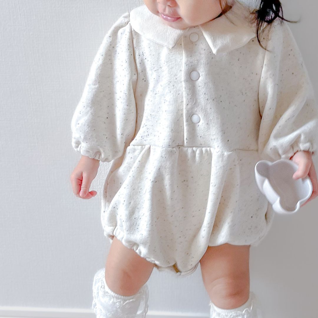 ファミリア familiar チェリー刺繍付きロンパース 80サイズ ファミリア