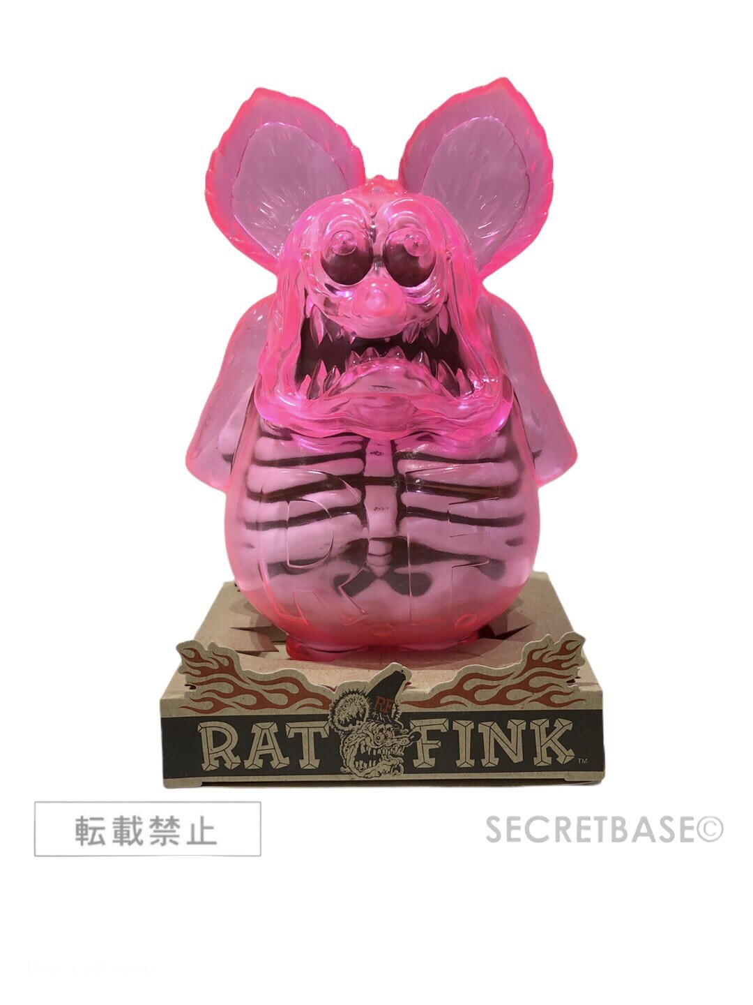 RAT FINK X-RAY NEON PINK CLEAR ver. - SECRET BASE ONLINE STORE