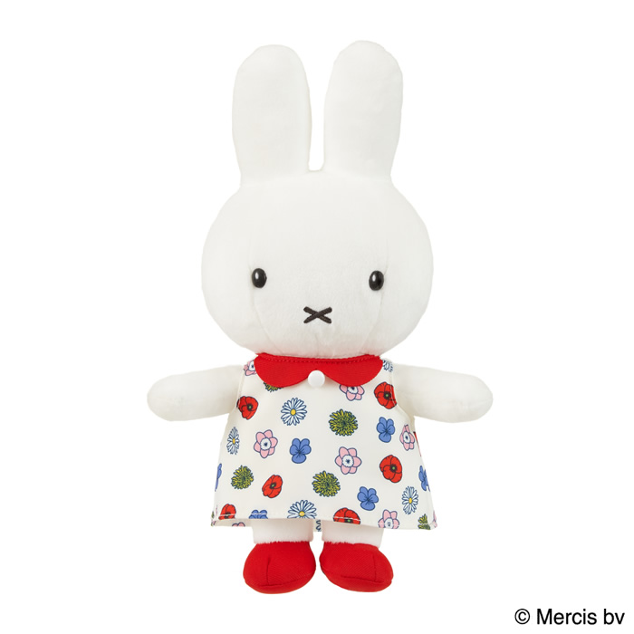 ディック・ブルーナ】 miffy floral ぬいぐるみ/マスコットキー